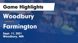 Woodbury  vs Farmington Game Highlights - Sept. 11, 2021