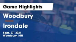 Woodbury  vs Irondale  Game Highlights - Sept. 27, 2021