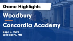 Woodbury  vs Concordia Academy Game Highlights - Sept. 6, 2022