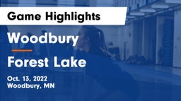 Woodbury  vs Forest Lake  Game Highlights - Oct. 13, 2022