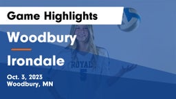 Woodbury  vs Irondale  Game Highlights - Oct. 3, 2023