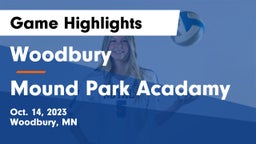 Woodbury  vs Mound Park Acadamy Game Highlights - Oct. 14, 2023