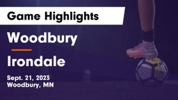 Woodbury  vs Irondale  Game Highlights - Sept. 21, 2023