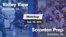 Matchup: Valley View High vs. Scranton Prep  2016
