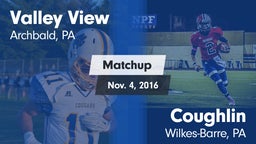 Matchup: Valley View High vs. Coughlin  2016