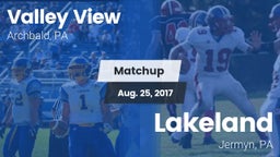 Matchup: Valley View  vs. Lakeland  2017