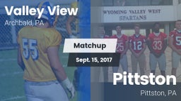 Matchup: Valley View  vs. Pittston  2017