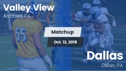 Matchup: Valley View  vs. Dallas  2018