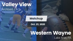 Matchup: Valley View  vs. Western Wayne  2020