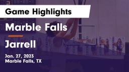 Marble Falls  vs Jarrell  Game Highlights - Jan. 27, 2023
