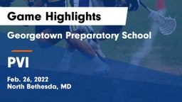 Georgetown Preparatory School vs PVI Game Highlights - Feb. 26, 2022