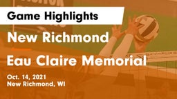 New Richmond  vs Eau Claire Memorial  Game Highlights - Oct. 14, 2021