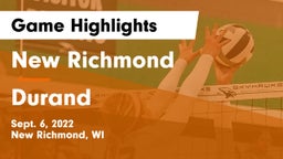 New Richmond  vs Durand  Game Highlights - Sept. 6, 2022