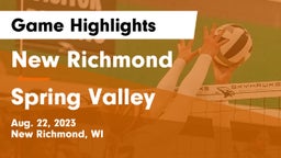 New Richmond  vs Spring Valley  Game Highlights - Aug. 22, 2023