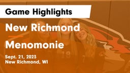 New Richmond  vs Menomonie  Game Highlights - Sept. 21, 2023