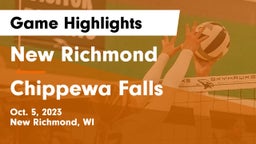 New Richmond  vs Chippewa Falls  Game Highlights - Oct. 5, 2023