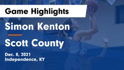Simon Kenton  vs Scott County  Game Highlights - Dec. 8, 2021