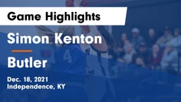Simon Kenton  vs Butler  Game Highlights - Dec. 18, 2021