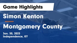 Simon Kenton  vs Montgomery County  Game Highlights - Jan. 30, 2023
