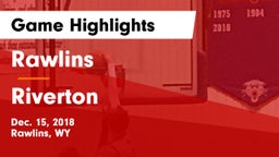 Rawlins  vs Riverton  Game Highlights - Dec. 15, 2018