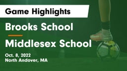 Brooks School vs Middlesex School Game Highlights - Oct. 8, 2022