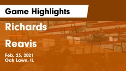 Richards  vs Reavis  Game Highlights - Feb. 23, 2021
