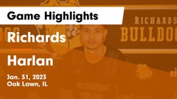 Richards  vs Harlan Game Highlights - Jan. 31, 2023
