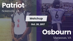 Matchup: Patriot   vs. Osbourn  2017
