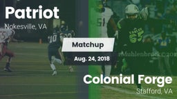 Matchup: Patriot   vs. Colonial Forge  2018