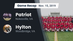Recap: Patriot   vs. Hylton  2019