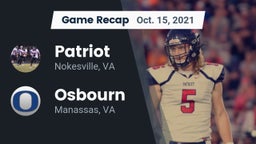 Recap: Patriot   vs. Osbourn  2021