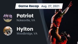 Recap: Patriot   vs. Hylton  2021