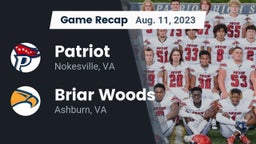 Recap: Patriot   vs. Briar Woods  2023