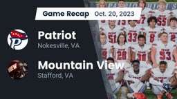 Recap: Patriot   vs. Mountain View  2023