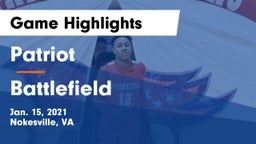 Patriot   vs Battlefield  Game Highlights - Jan. 15, 2021