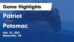 Patriot   vs Potomac  Game Highlights - Feb. 22, 2023