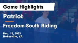 Patriot   vs Freedom-South Riding  Game Highlights - Dec. 15, 2023