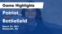 Patriot   vs Battlefield  Game Highlights - March 24, 2021