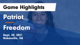 Patriot   vs Freedom  Game Highlights - Sept. 30, 2021