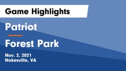 Patriot   vs Forest Park  Game Highlights - Nov. 2, 2021