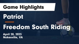 Patriot   vs Freedom South Riding Game Highlights - April 28, 2023