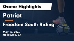 Patriot   vs Freedom  South Riding Game Highlights - May 17, 2023