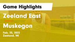 Zeeland East  vs Muskegon  Game Highlights - Feb. 25, 2022