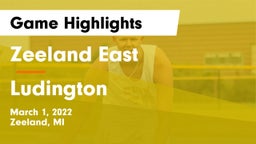 Zeeland East  vs Ludington  Game Highlights - March 1, 2022