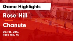 Rose Hill  vs Chanute  Game Highlights - Dec 06, 2016