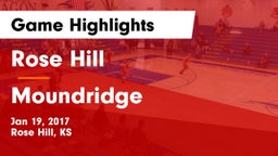 Rose Hill  vs Moundridge  Game Highlights - Jan 19, 2017