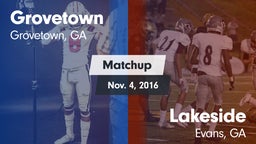 Matchup: Grovetown High vs. Lakeside  2016