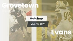 Matchup: Grovetown High vs. Evans  2017