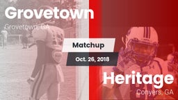 Matchup: Grovetown High vs. Heritage  2018