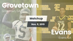 Matchup: Grovetown High vs. Evans  2019